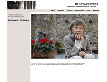 Tablet Screenshot of in-nova-corpora.ch